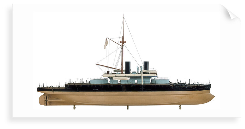 HMS 'Devastation' (1871), starboard broadside by unknown