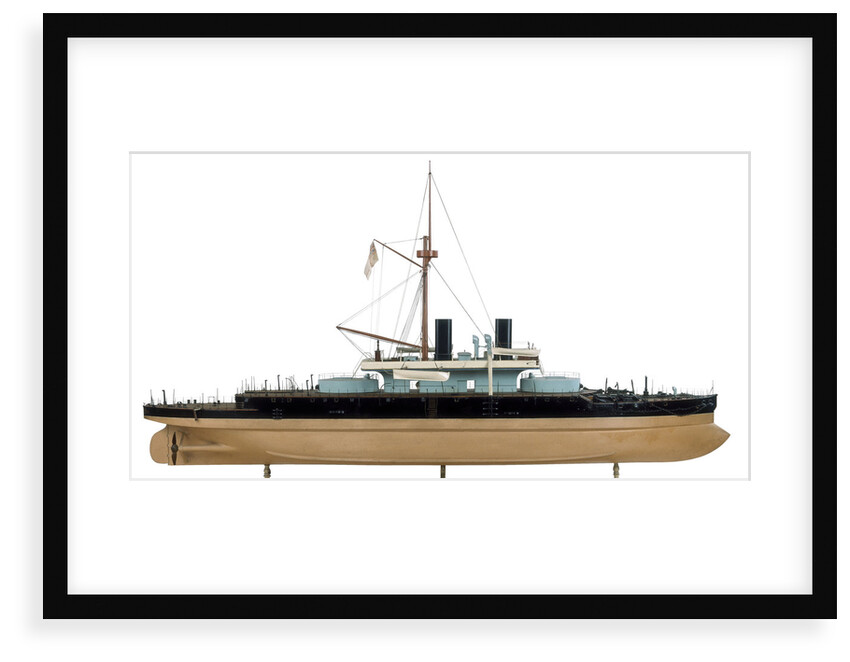 HMS 'Devastation' (1871), starboard broadside by unknown