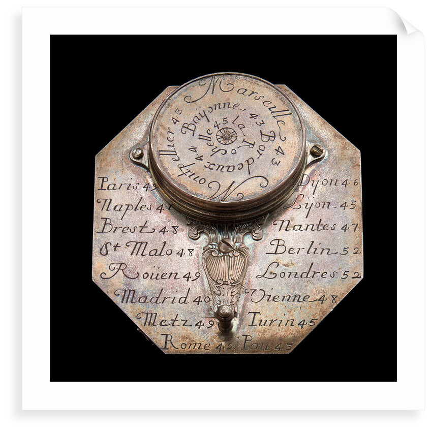Butterfield dial, reverse by Michael Butterfield