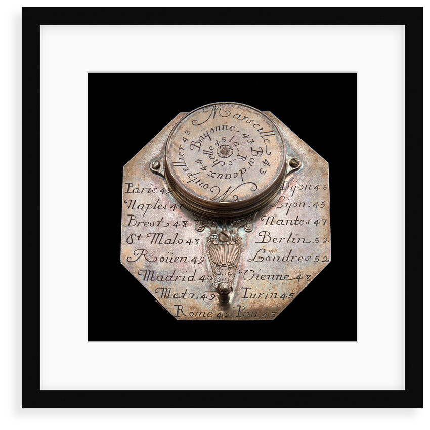 Butterfield dial, reverse by Michael Butterfield