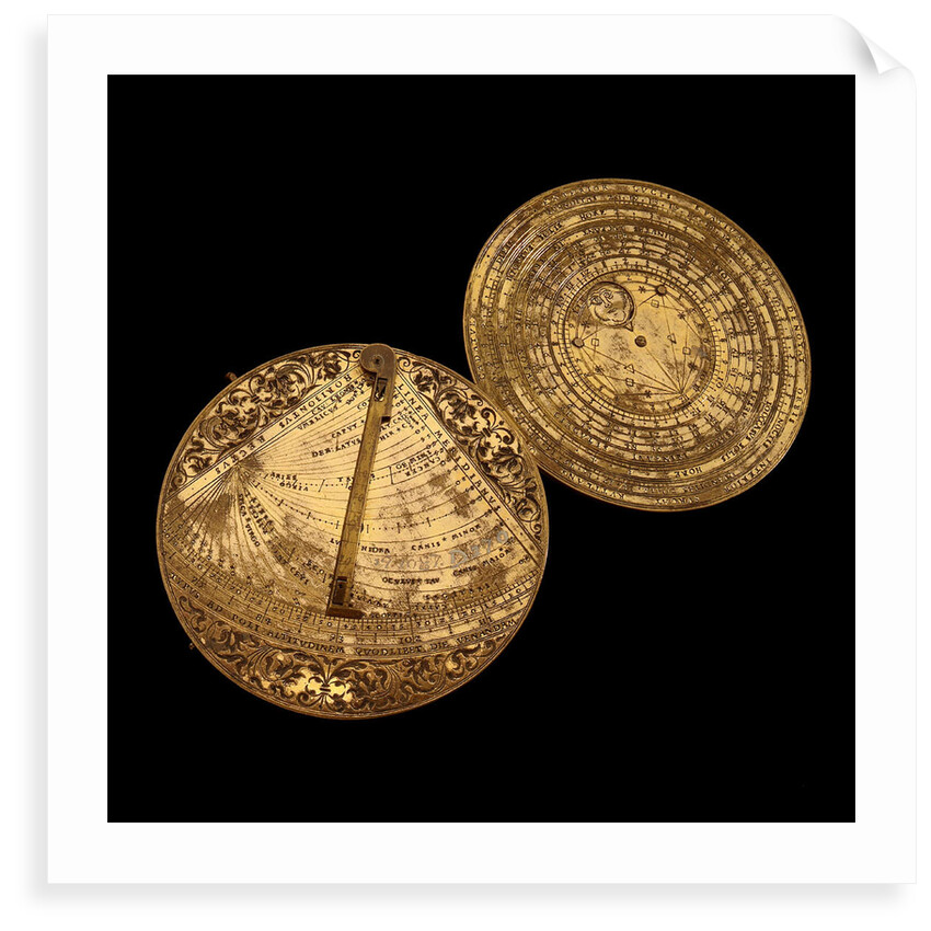 Astronomical compendium, leaves Ia and IIIb by Christoph Schissler