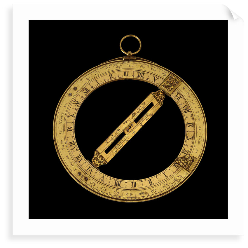 Universal equinoctial ring dial by Nicolas Bion