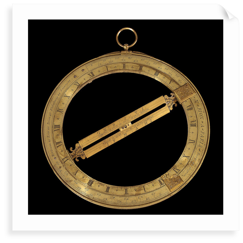 Universal equinoctial ring dial by Nicolas Bion