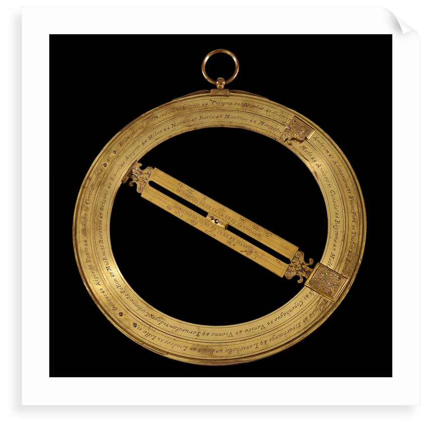 Universal equinoctial ring dial by Nicolas Bion