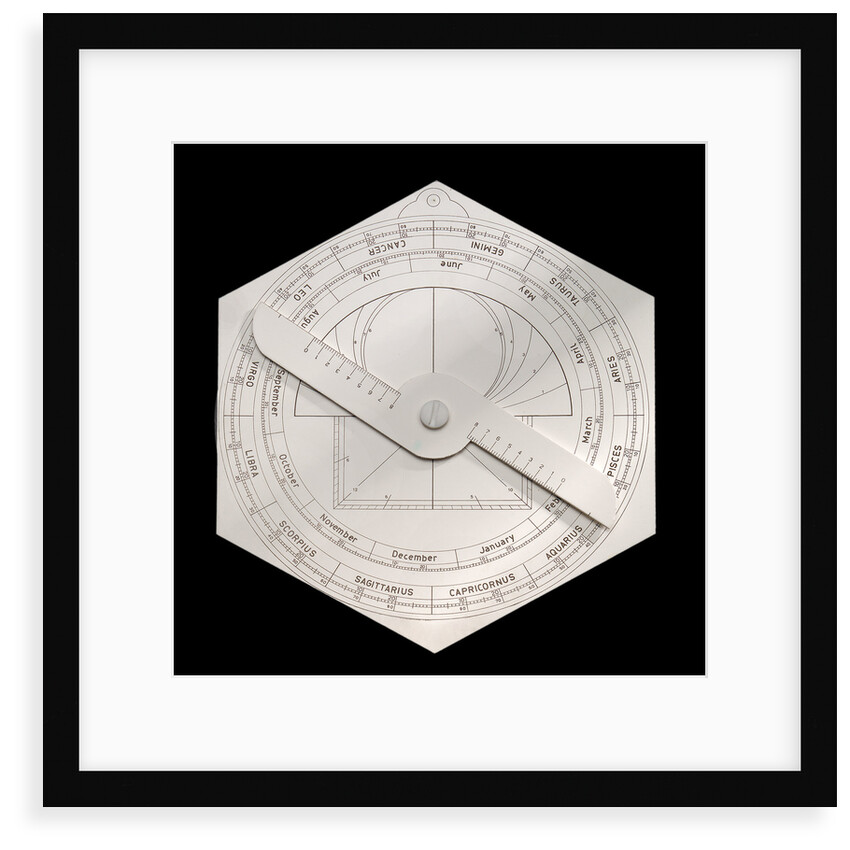 Model astrolabe, reverse by Harold N. Saunders