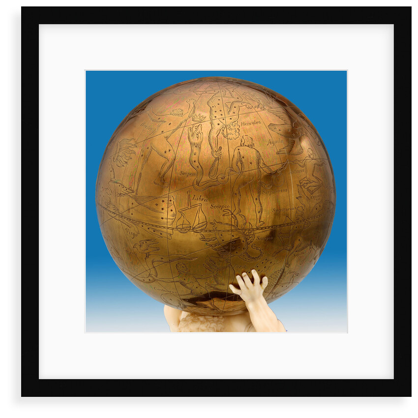 Celestial table globe by unknown