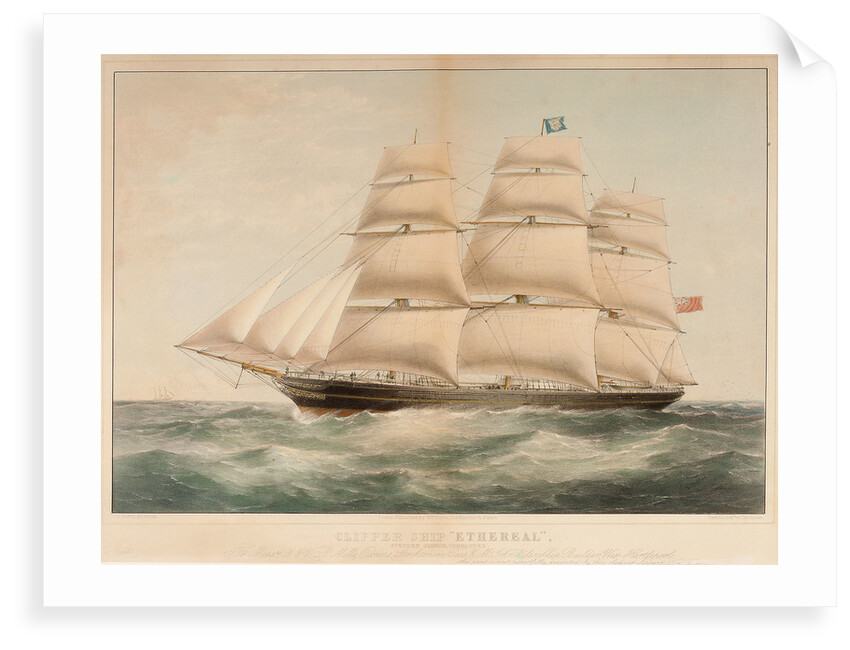 Clipper ship 'Ethereal' (1856) by Thomas Goldsworth Dutton