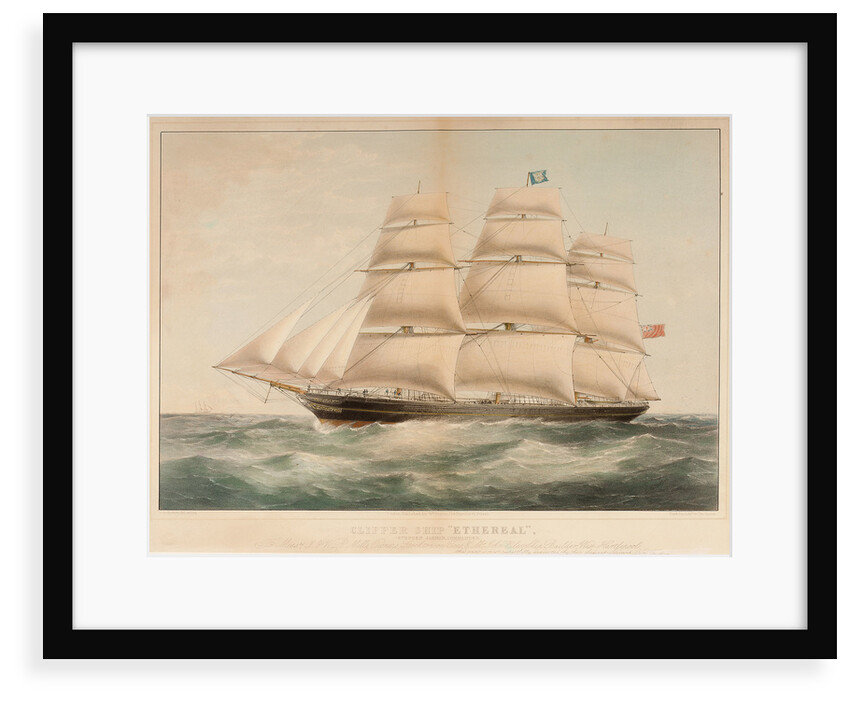 Clipper ship 'Ethereal' (1856) by Thomas Goldsworth Dutton