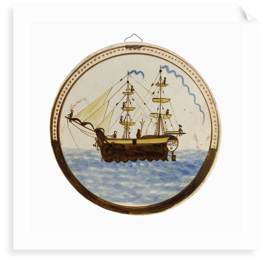 Pratt ware plaque by Unknown