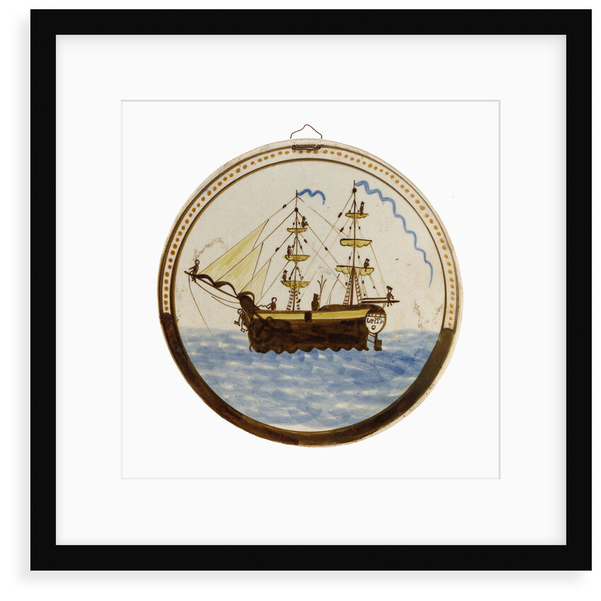 Pratt ware plaque by Unknown