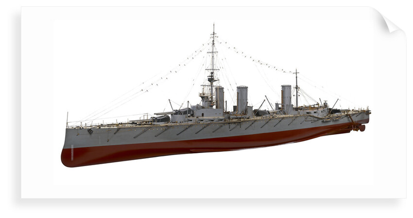 Battle-cruiser HMS 'Queen Mary' by Palmers Shipbuilding & Iron Co. Ltd.
