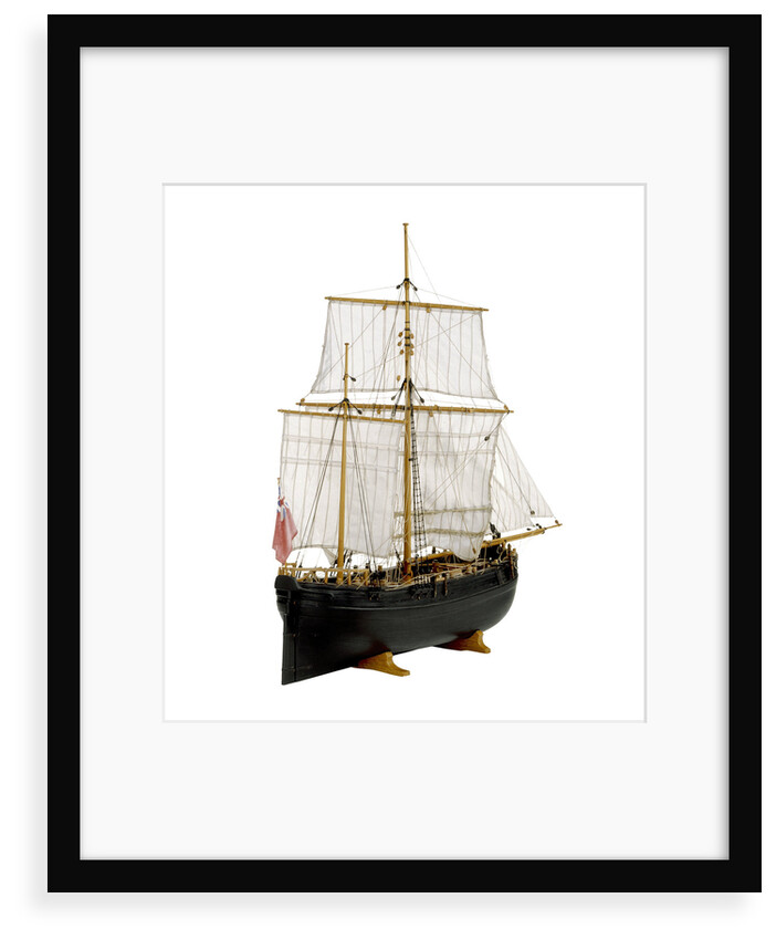 Full hull model, herring buss by Alistair Brown