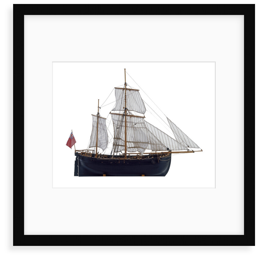 Full hull model, herring buss by Alistair Brown