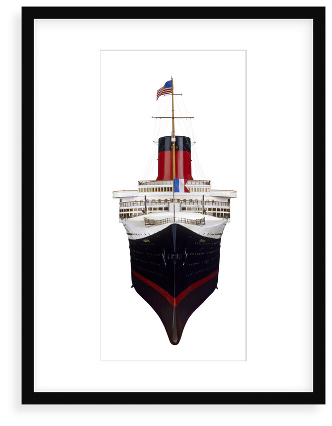 Passenger liner SS 'Normandie' (1932) by J. Montera