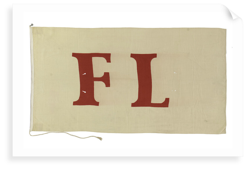 House flag, F. Laeisz & Co. by Unknown