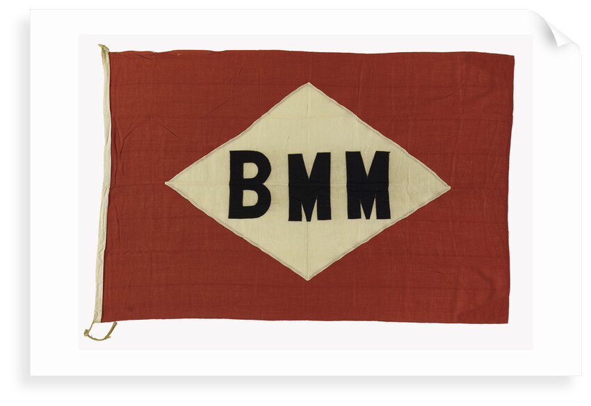 House flag, Belfast Mersey and Manchester Steam Ship Co. Ltd by unknown