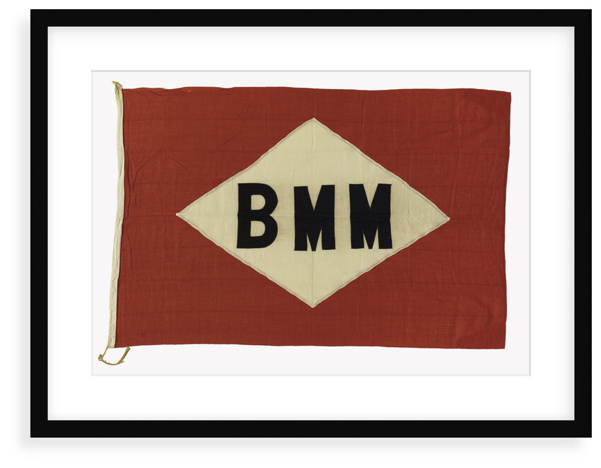House flag, Belfast Mersey and Manchester Steam Ship Co. Ltd by unknown