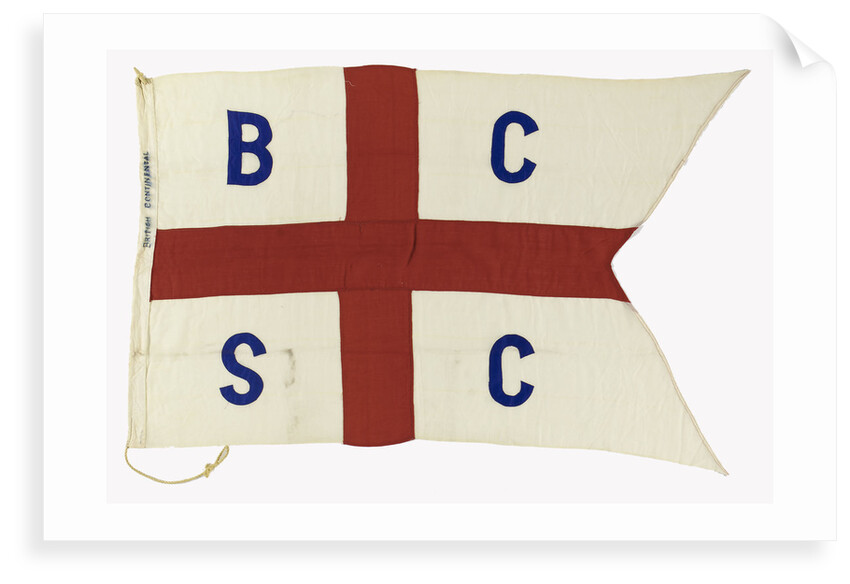 House flag, British Continental Steamship Co. Ltd by Unknown
