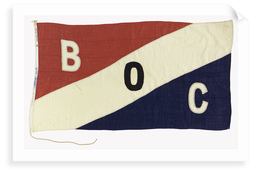 House flag, Burmah Oil Co. (Tankers) Ltd by unknown