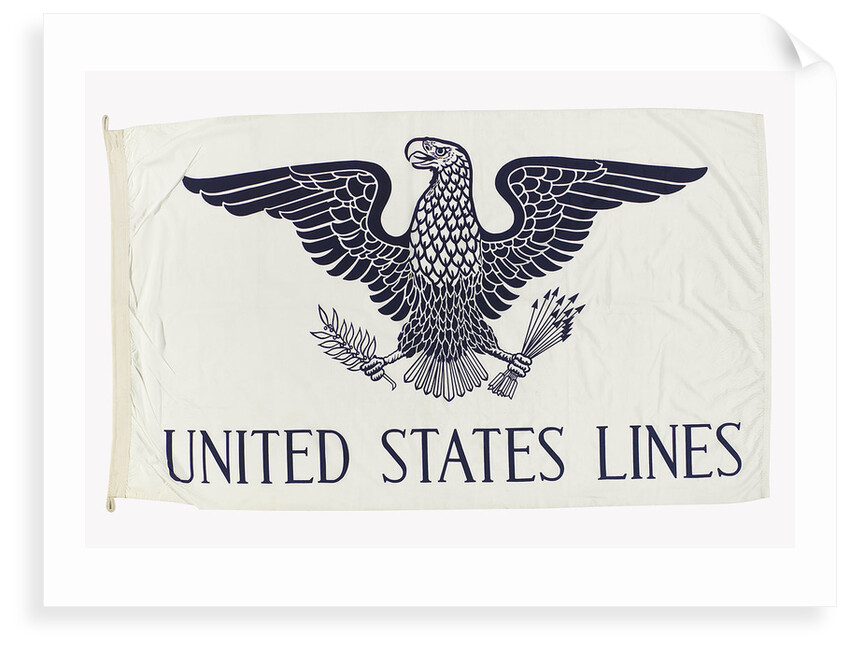 House flag, United States Lines Co. by unknown
