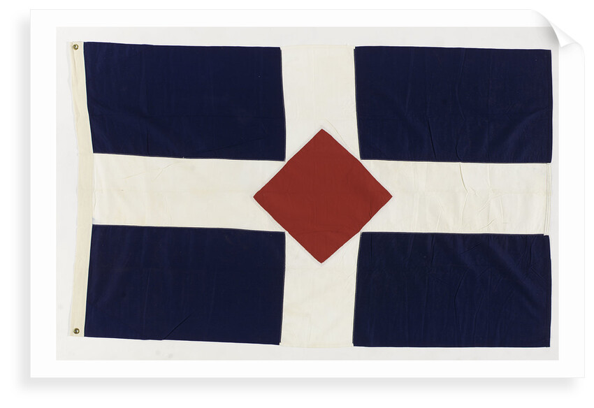 House flag, Isthmian Steamship Corporation by unknown