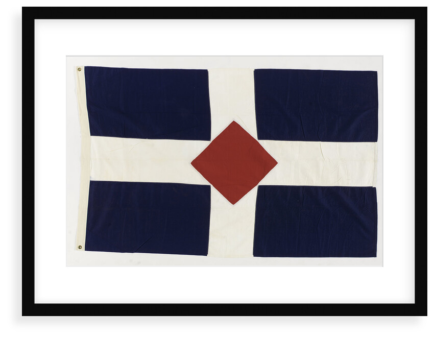 House flag, Isthmian Steamship Corporation by unknown