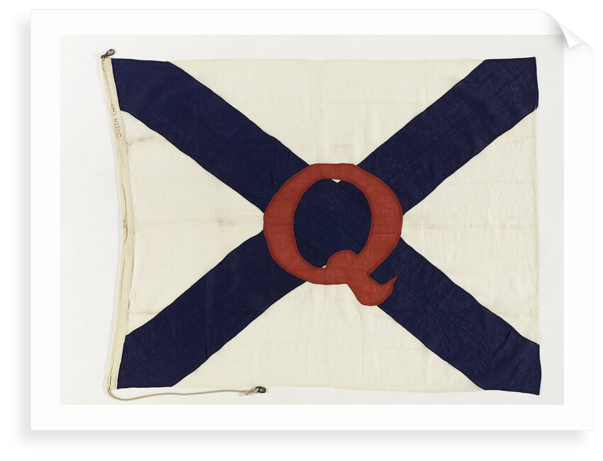 House flag, Queen Steam Fishing Co. Ltd by unknown
