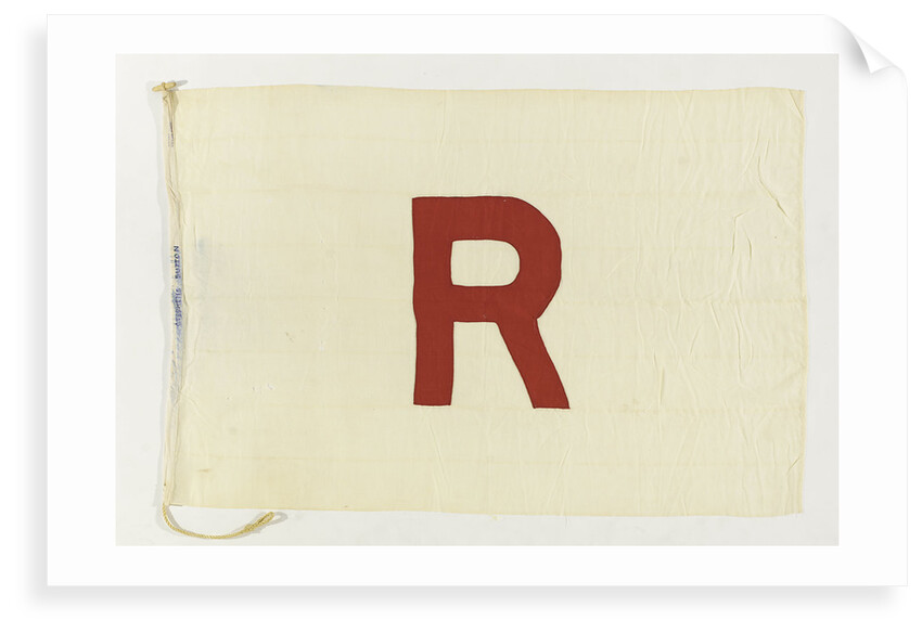 House flag, Red 'R' Steamship Co. Ltd by unknown