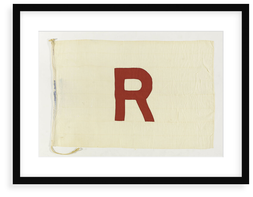 House flag, Red 'R' Steamship Co. Ltd by unknown