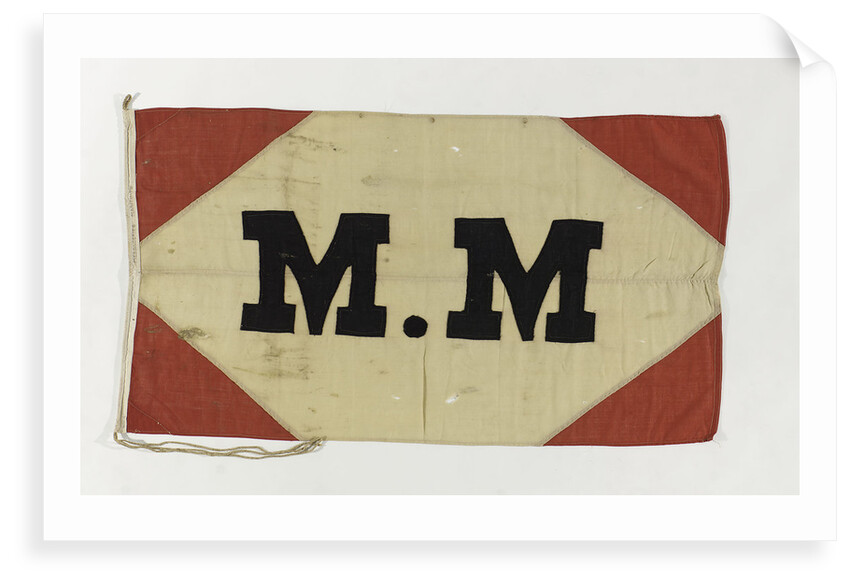House flag, Compagnie des Messageries Maritimes by unknown