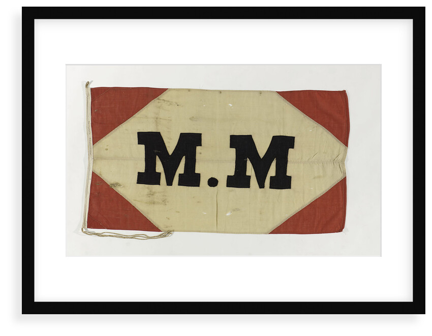 House flag, Compagnie des Messageries Maritimes by unknown