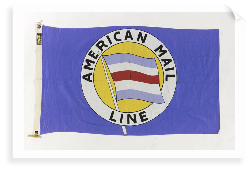House flag, American Mail Line Ltd by Puget Sound Tent and Duck Co.