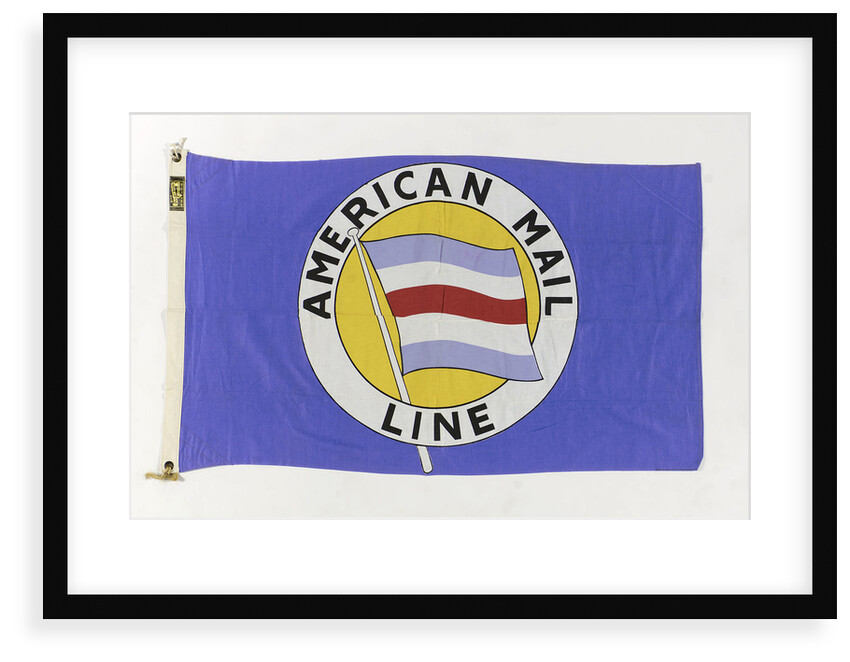 House flag, American Mail Line Ltd by Puget Sound Tent and Duck Co.