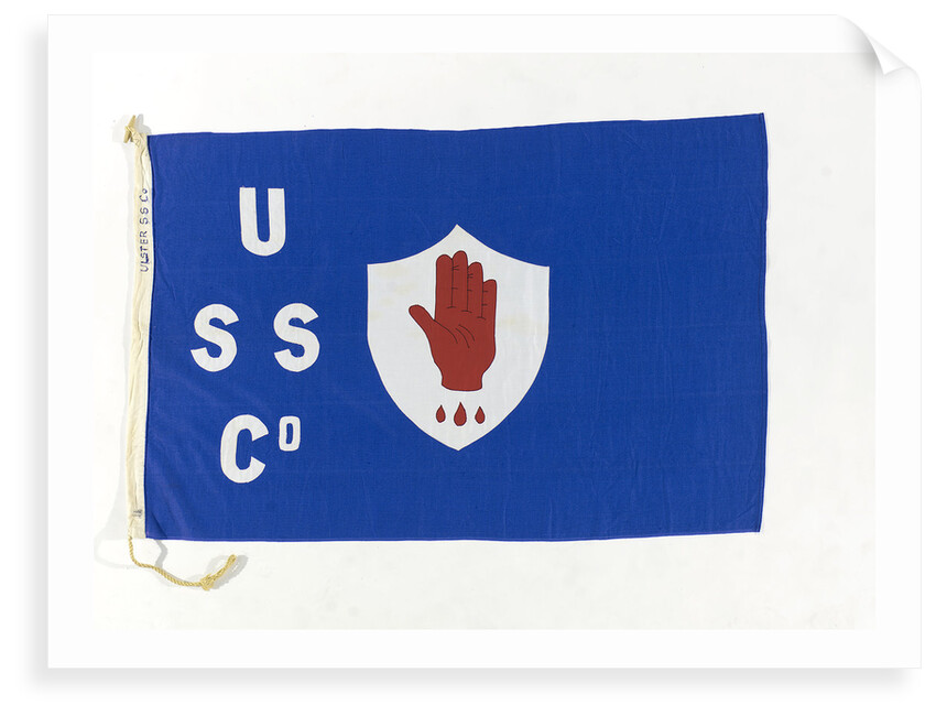 House flag, Ulster Steamship Co. Ltd by unknown