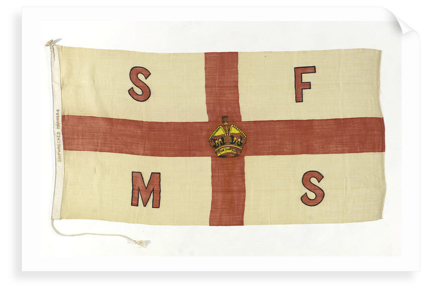 House flag, Shipwrecked Fishermen and Mariners Royal Benevolent Society by unknown