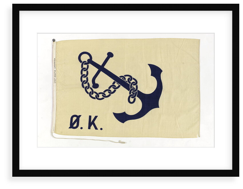 House flag, Ostasiatiske Kompagni A/S Det by Unknown