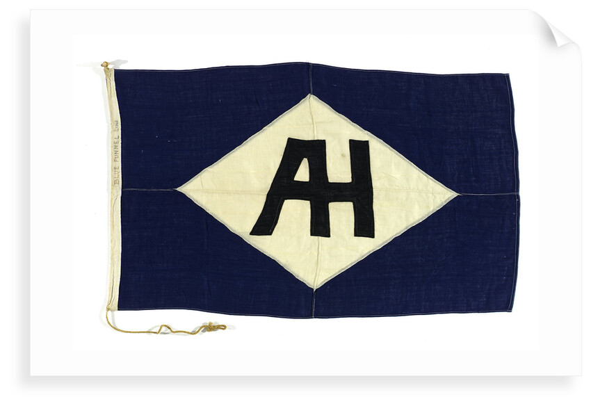 House flag, Blue Funnel Line by unknown