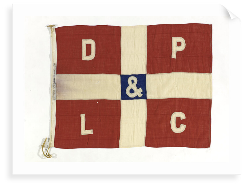 House flag, Dundee Perth and London Shipping Co. by unknown