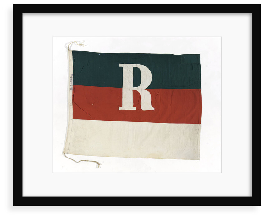 House flag, Rickmers Reismuhlen Rhederei & Schiffbau A. G. by Unknown