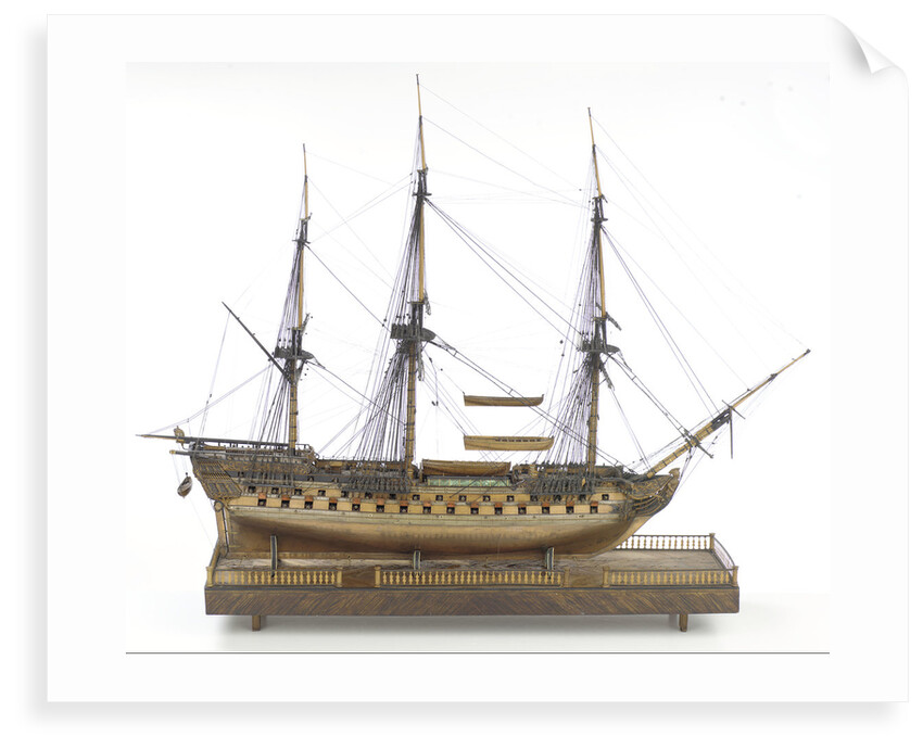 Warship le 'Mars' by unknown