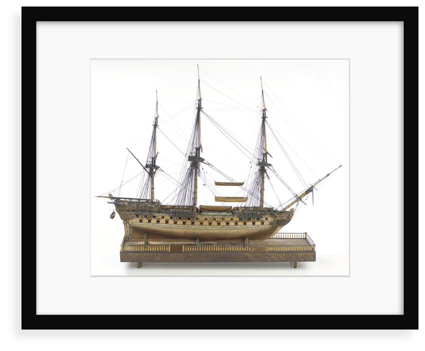 Warship le 'Mars' by unknown