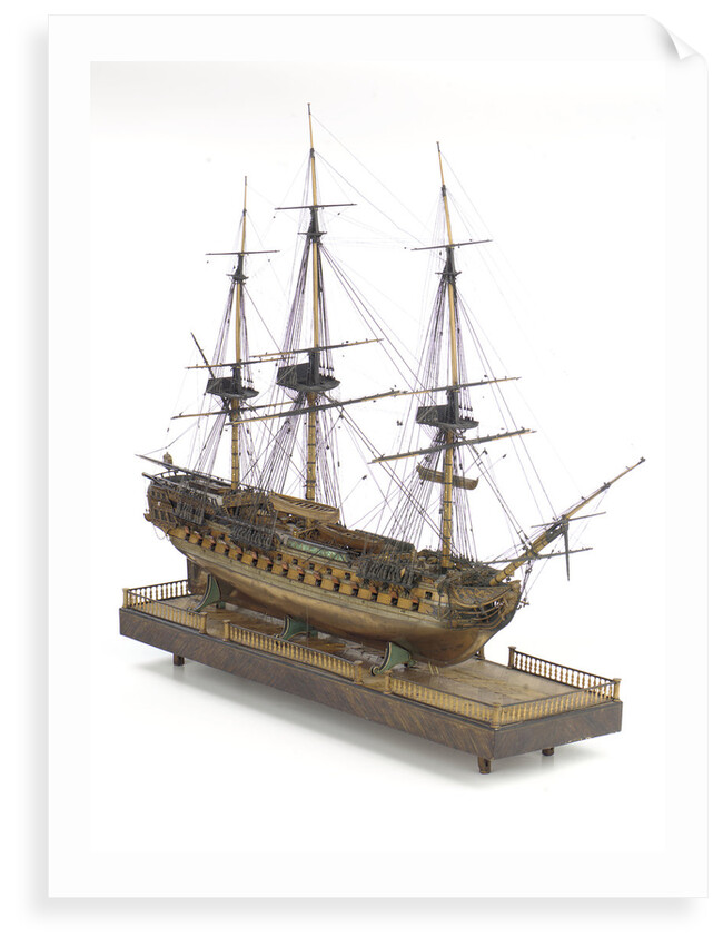 Warship le 'Mars' by unknown