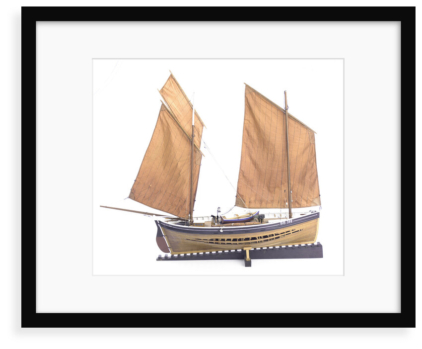 Ebenezer' (1867), starboard broadside by Max T. Davey