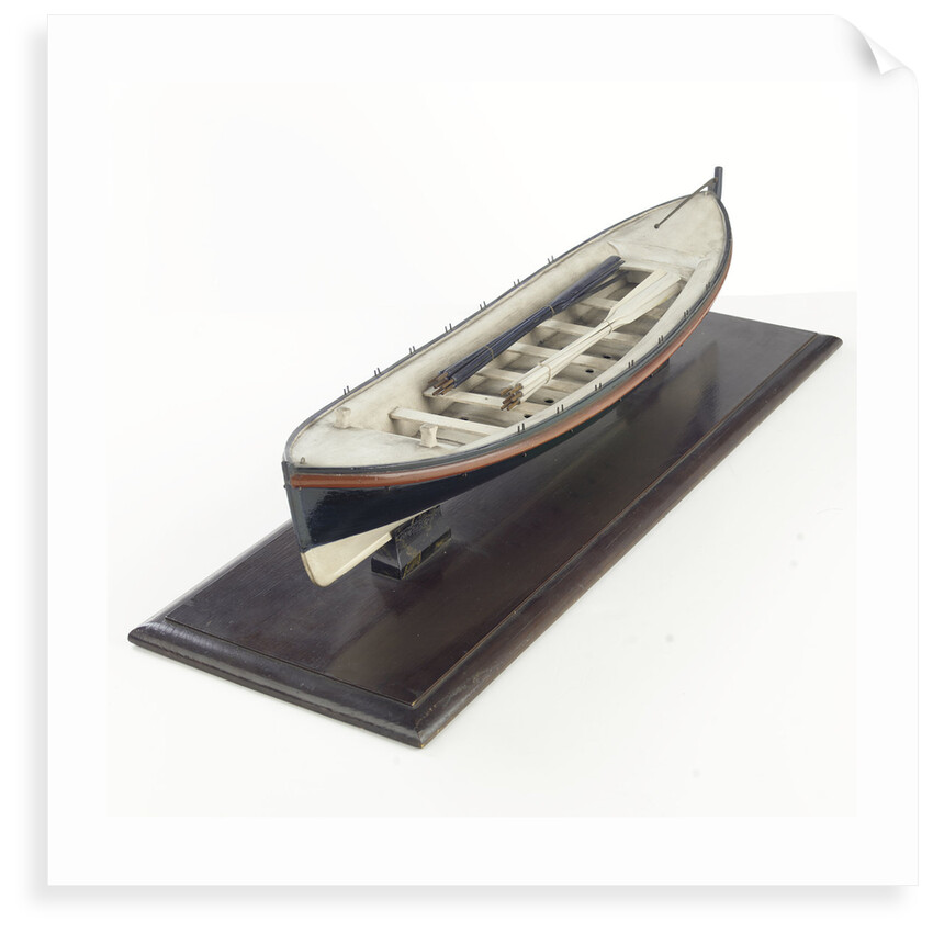Full hull model, lifeboat, port by David Harvey