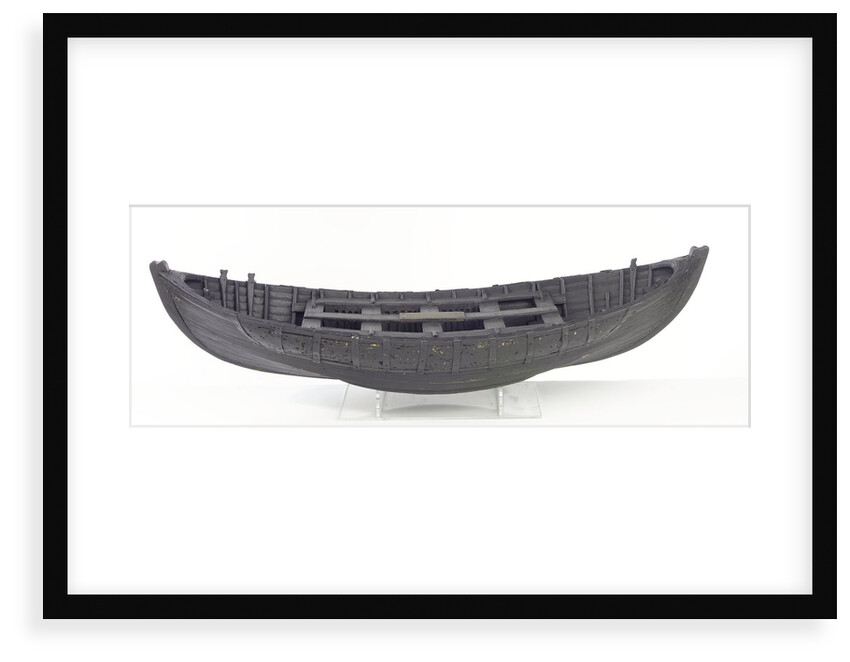 Full hull model, Greathead lifeboat, broadside by Henry Greathead