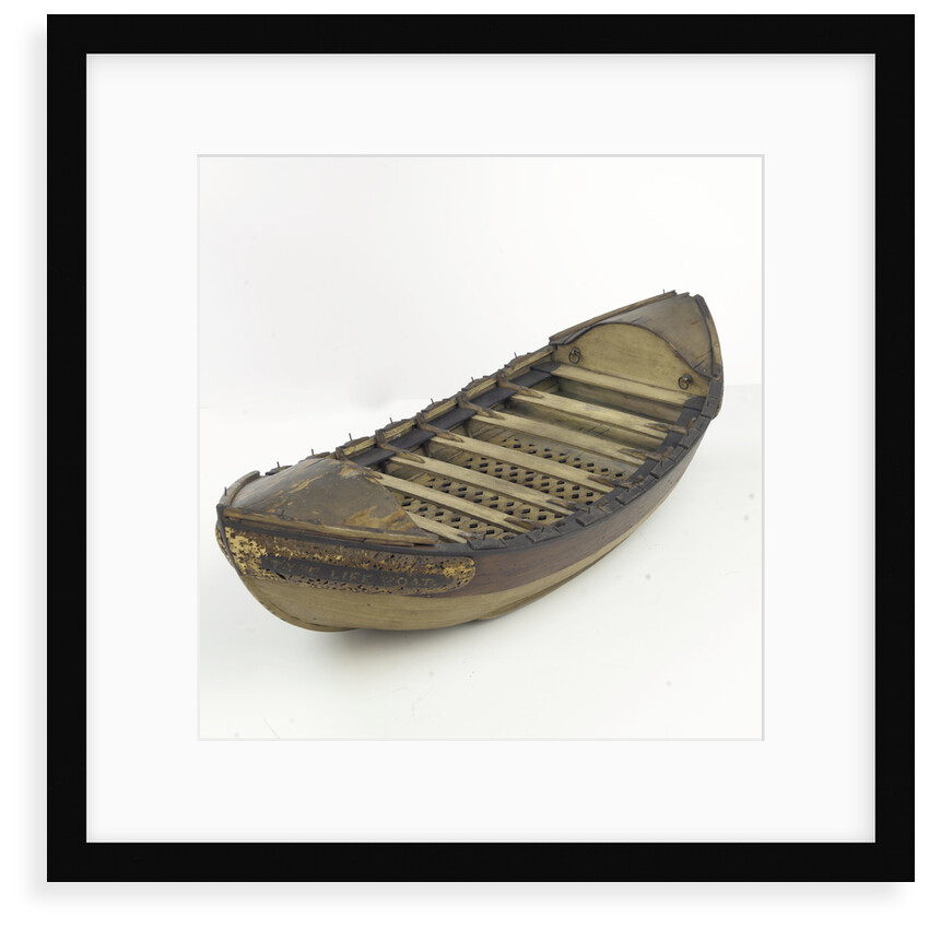 Full hull model, lifeboat by unknown