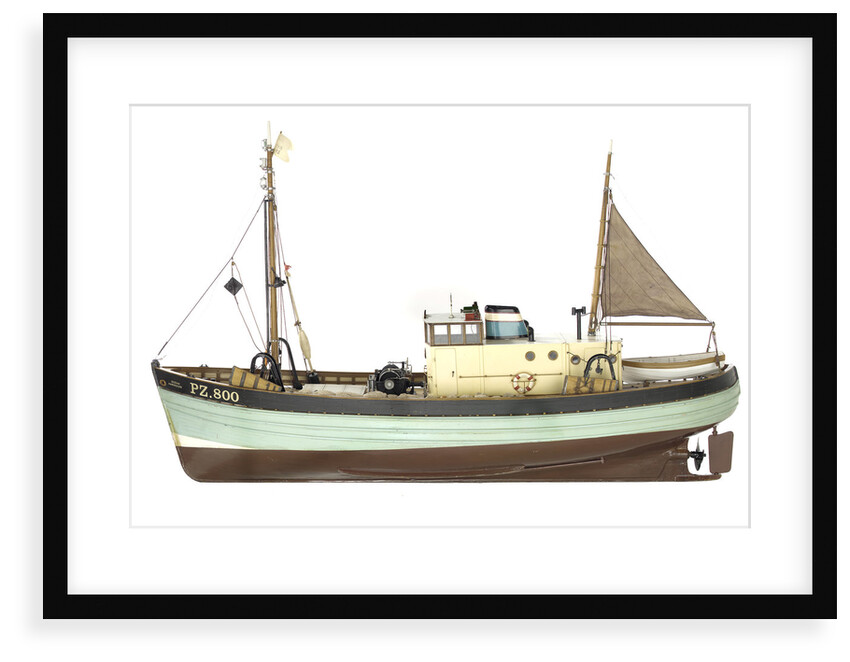 'Ocean Harvester', port broadside by Graham Caird