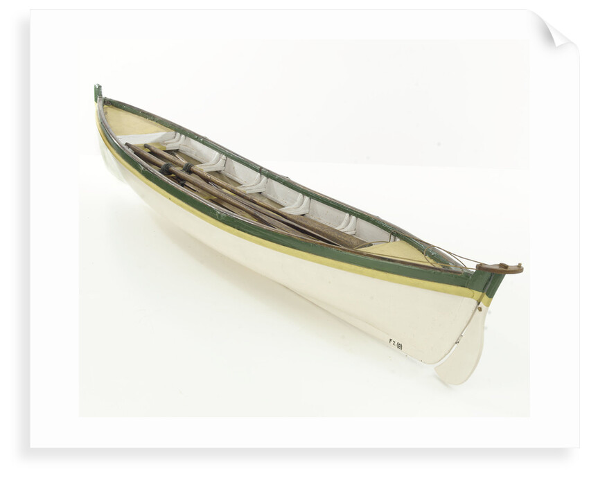 Full hull model, whaler, port stern quarter by unknown