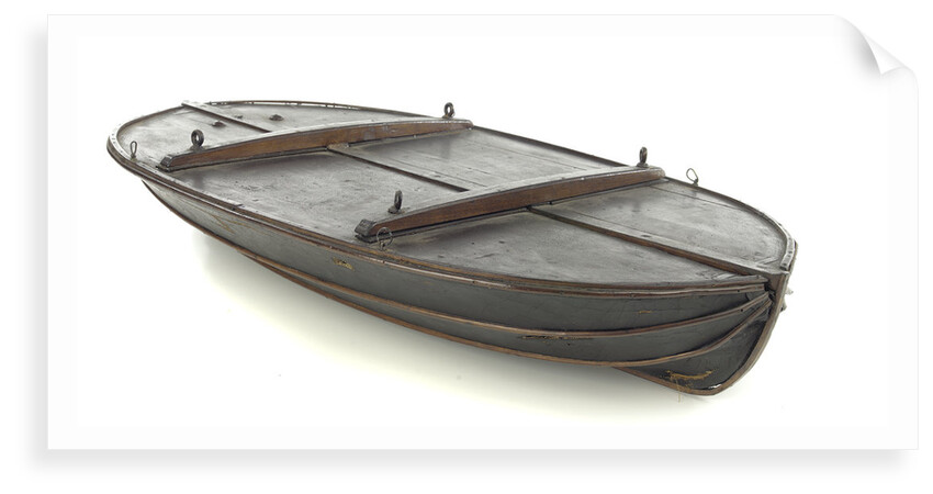 Full hull model, collapsible lifeboat by G. L. Berthon
