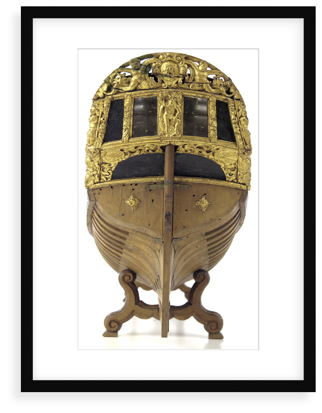 Full hull model, yacht, full stern by Unknown